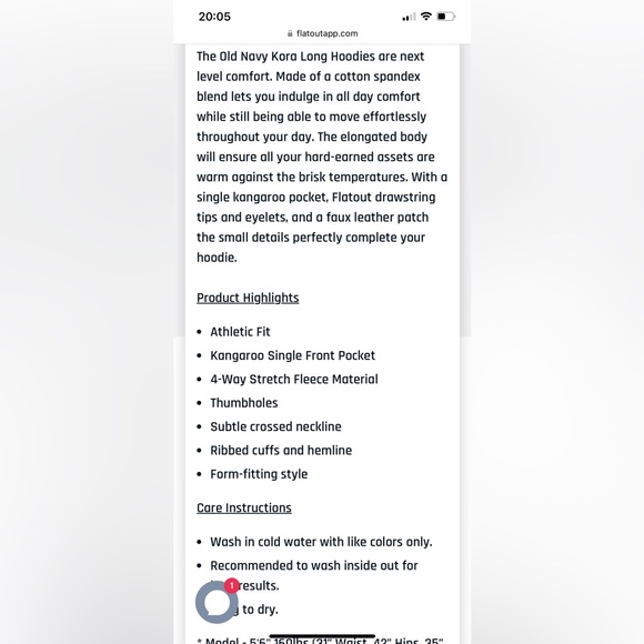 Flatout apparel hoodie - Picture 7 of 8